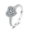 heart moissanite ring 336-005