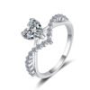 heart ring silver 343-002