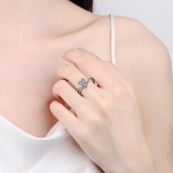 heart ring silver 343-004