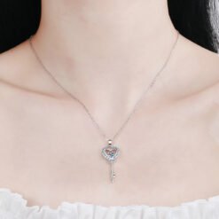 key heart necklace 380-004