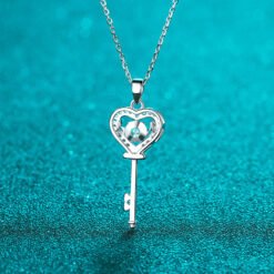 key heart necklace 380-005