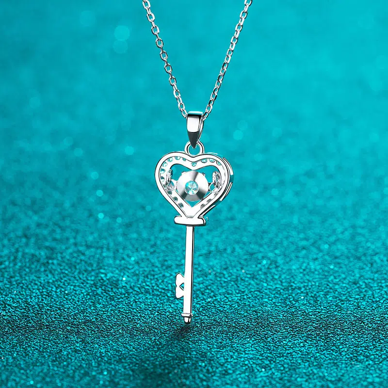 key heart necklace 380-005