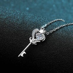 key necklace silver 407-005