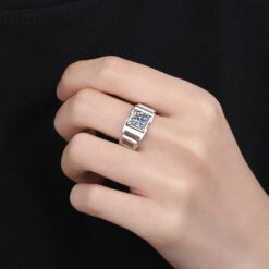 men moissanite rings 357-002