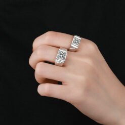 mens moissanite rings 335-002