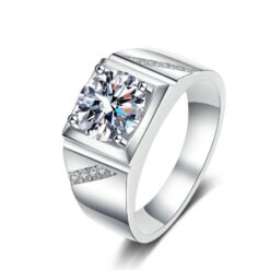 mens moissanite rings 335-003