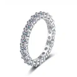 moissanite band rings 313-004