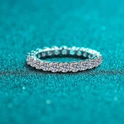 moissanite band rings 313-005