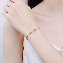 moissanite bracelet stars 437-002