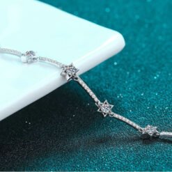 moissanite bracelet stars 437-003