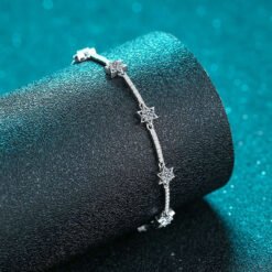 moissanite bracelet stars 437-004