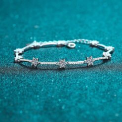 moissanite bracelet stars 437-005