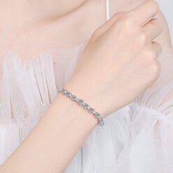 moissanite bracelet womens 436-004
