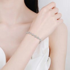 moissanite clover bracelet 440-006