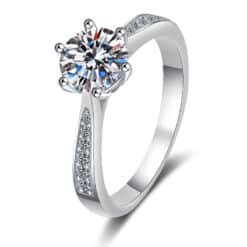 moissanite diamond rings 312-006