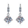 moissanite drop earrings 430-001