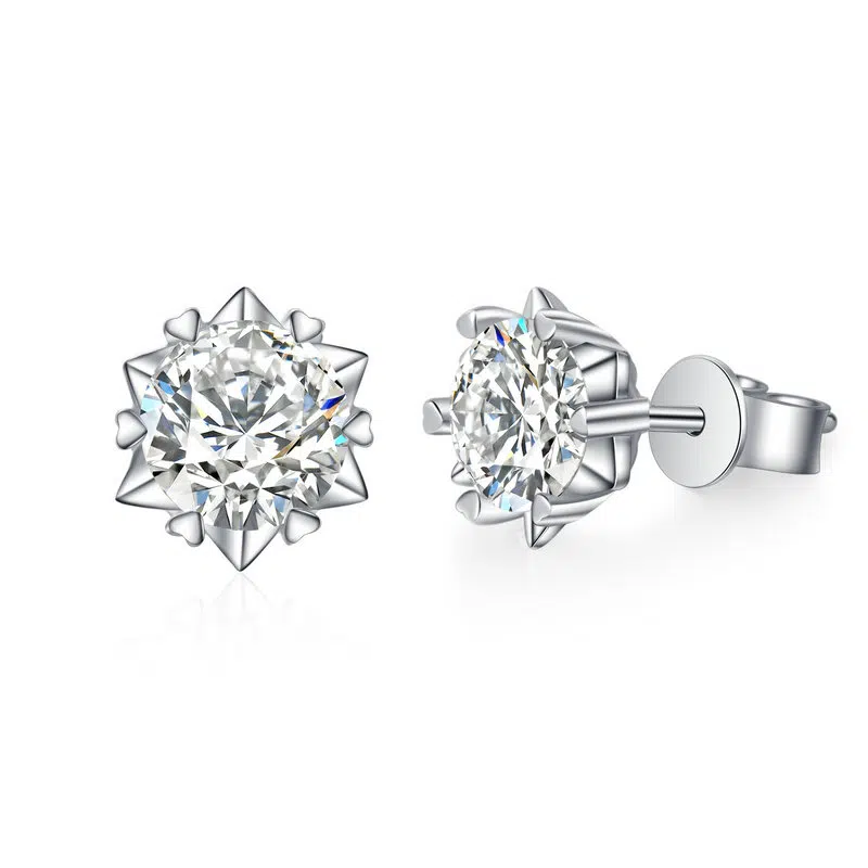 moissanite earrings 420-001