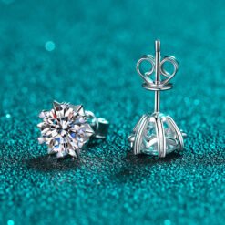 moissanite earrings 420-003