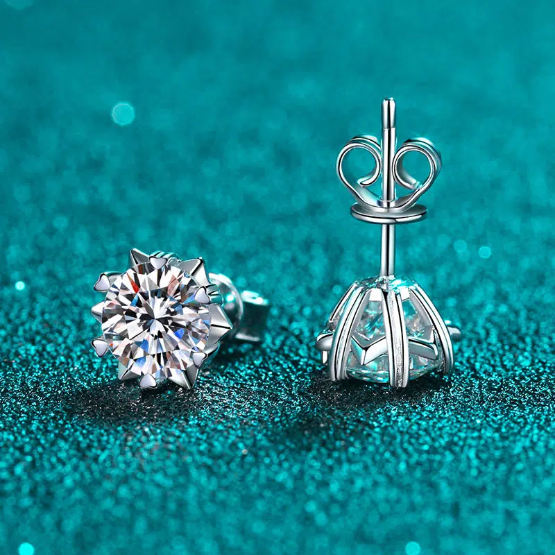 moissanite earrings 420-003