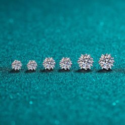 moissanite earrings 420-004