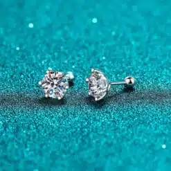 moissanite earrings studs 415-002