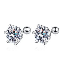 Moissanite Earrings Studs With Moissanite