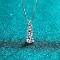 moissanite necklace pendant 376-004