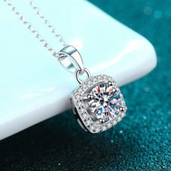 moissanite necklace womens 397-001