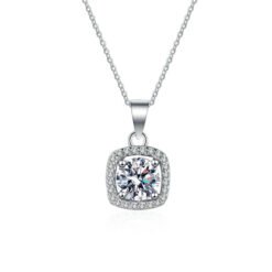 moissanite necklace womens 397-004
