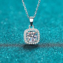 moissanite necklace womens 397-005