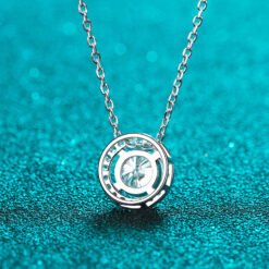 moissanite pendant necklace 374-005