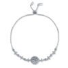 moissanite silver bracelet 434-004