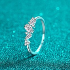moissanite solitaire ring 350-001