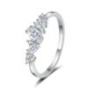 moissanite solitaire ring 350-005