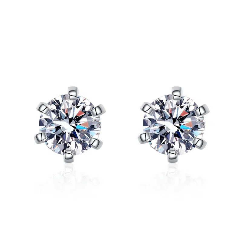 moissanite studs 428-003