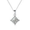 princess cut necklace 397-002