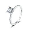 princess cut wedding rings 341-004