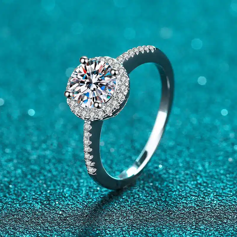 round cut engagement rings 322-001
