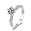 round cut engagement rings 358-001