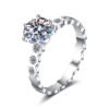 round cut solitaire engagement rings 359-001