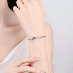 silver bracelet for women 435-004
