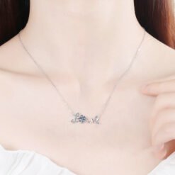 silver necklace 408-004