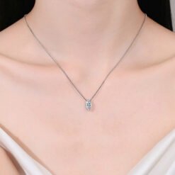 silver necklace for women 375-002