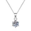 silver necklace with pendant 379-002