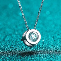 silver necklace women 384-002