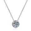 silver necklace women 384-003