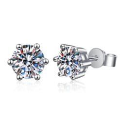 stud earrings silver 414-003