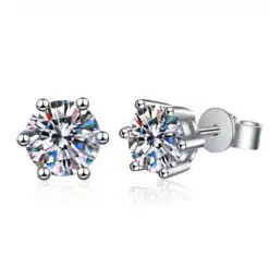 stud earrings silver 414-003