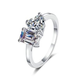 two stone engagement ring 366-004