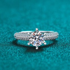 wedding rings moissanite 340-001